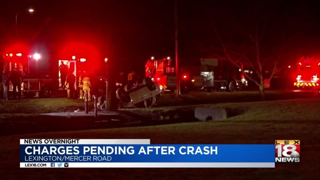 Lexington Police Eye DUI Charge After Single-Vehicle Crash