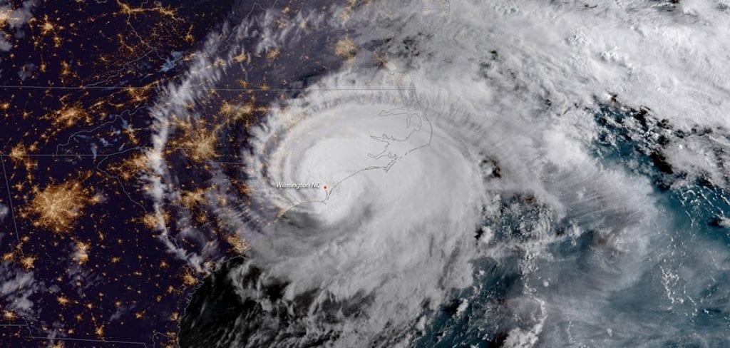 nasa world wind hurricane florence