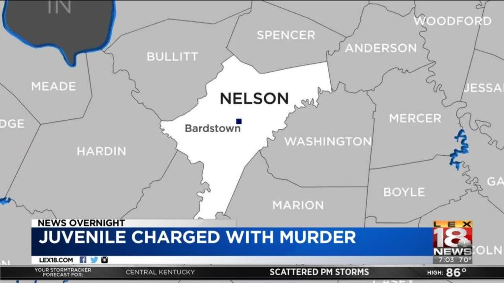 Juvenile Charged With Murder In Bardstown Shooting Death.